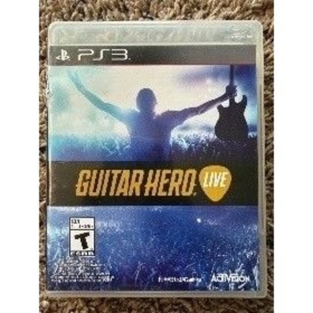Activision Guitar Hero Live PlayStation 3 PS3 Game Disc Case Manual